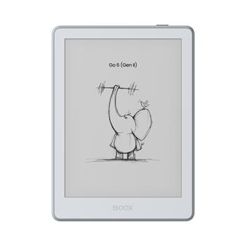 E-book ONYX BOOX GO 6 (Gen II), stone, 6" Carta 1300, 32GB, Bluetooth, Android 11, E-ink displej