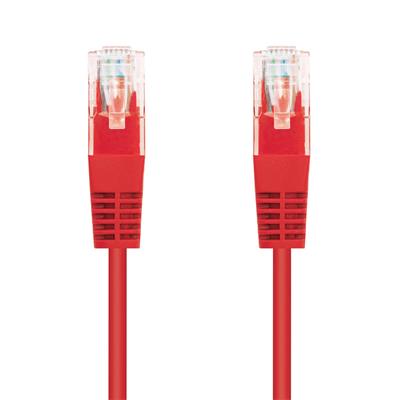 Patchcord Cat5e, UTP, červený, 5m