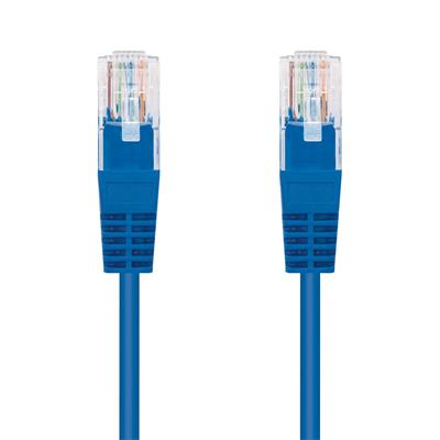 Patchcord Cat5e, UTP, modrý, 3m