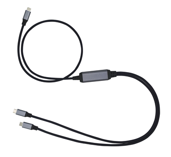 USB 4.0, Type-C (CM/CM), PD 100W, 40Gbps, 1m, černý