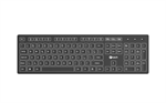 Klávesnice C-TECH KB-201-BL, nízkoprofilová, podsvícení, USB, CZ/SK