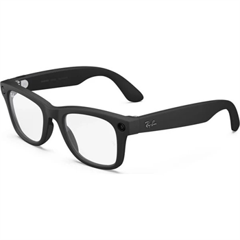 Meta Ray-Ban Gen2 Wayfarer, Matte Black, Clear/Grey Transitions (Large)