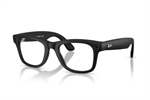 Meta Ray-Ban Gen2 Wayfarer, Matte Black, Clear (Large)