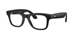 Meta Ray-Ban Gen2 Wayfarer, Matte Black, Clear