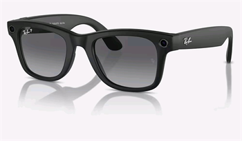 Meta Ray-Ban Wayfarer, AI brýle, Matte Black, Polarized Gradient Graphite (Large)