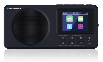Rádio BLAUPUNKT DR6BK, 2.4" LCD, DAB+, FM, RDS, Bluetooth, černý